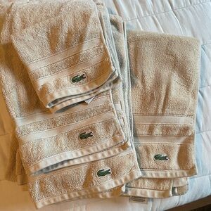 Lacoste Tan Towel Set
